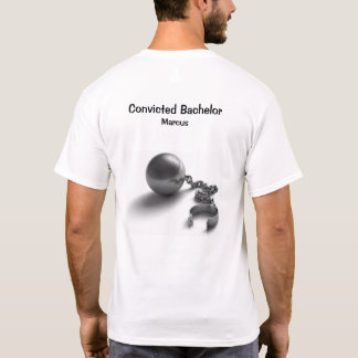Veroordeelde vrijgezellenbal en -ketting t-shirt