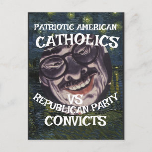 Veroordeelt evangelische christenen DHS CBP Jezus  Briefkaart