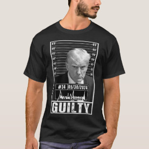 Veroordeling Donald Trump-Mok schoot gevangenis Pi T-shirt