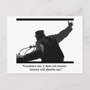 "Veroordeling mij" Briefkaart