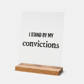 Veroordelingen Acryl Teken Bord (Hoek)