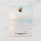 Veroorzaakt de Beach Scène van de Vertoning met uw Visitekaartje (Voorkant)