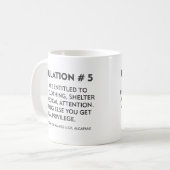 Verordening nr. 5 koffiemok (Voorkant links)