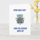 **VEROUDE VERMAAK/ JE LIJKT GOED VOOR JE LEEFTIJD* KAART (Gele Bloem)