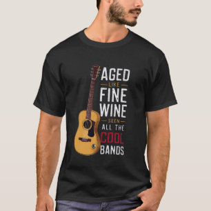 Verouderd Als Wijn Alle Oude Coole Bands Vintage T-shirt