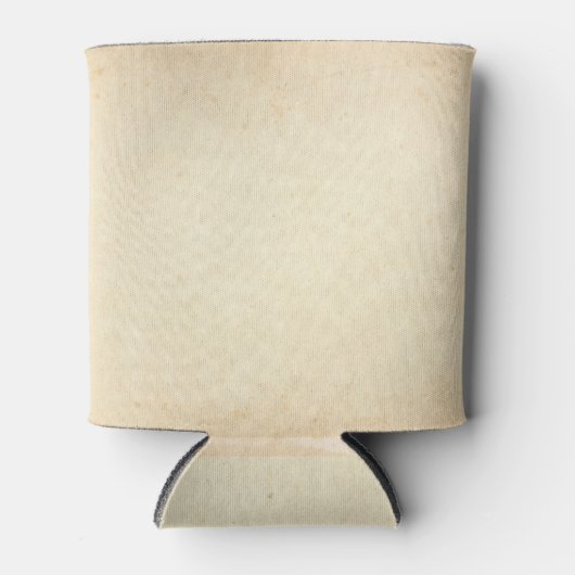 Verouderd geel papier textuur blikjeskoeler (Voorkant)