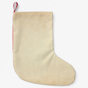 Verouderd geel papier textuur kleine kerstsok
