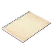 Verouderd geel papier textuur notitieboek (Linkerzijde)