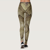 Verouderd in bruin leggings (Achterkant)