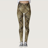 Verouderd in bruin leggings (Voorkant)