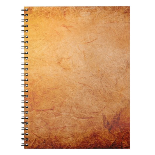 verouderd papierlicht voor textiel notitieboek (Voorkant)