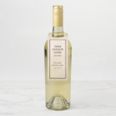  verouderd perkamentwijn uw eigen label (Op fles)