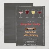 Verouderd tot in de perfectie krijtbord wijn uitno kaart (Voorkant / Achterkant)