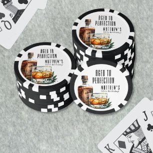 Verouderd tot in de perfectie Verjaardagsfeestje Poker Chips