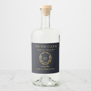 Verouderd tot in perfectie Private Reserve Label Likeurfles Etiket