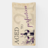 Verouderd tot perfectie 21e verjaardag spandoek (Verticaal)