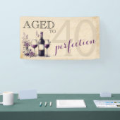 Verouderd tot perfectie 40e verjaardag spandoek (Beurs)