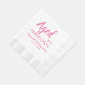 Verouderd tot perfectie 50e verjaardag servetten (Hoek)