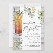 Verouderd tot perfectie 50ste verjaardag Floral Kaart (Voorkant)