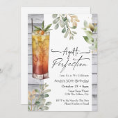 Verouderd tot perfectie 50ste verjaardag Floral Kaart (Voorkant / Achterkant)