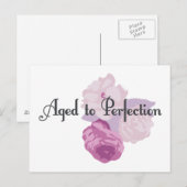 Verouderd tot perfectie! briefkaart (Voorkant / Achterkant)