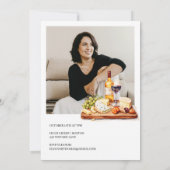 Verouderd tot perfectie Elegante wijn 50e verjaard Kaart (Achterkant)