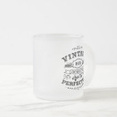 Verouderd tot perfectie Frosted Mok (Voorkant rechts)