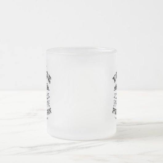 Verouderd tot perfectie Frosted Mok (Center)