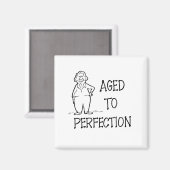 Verouderd tot perfectie magneet (Voorkant / Achterkant)