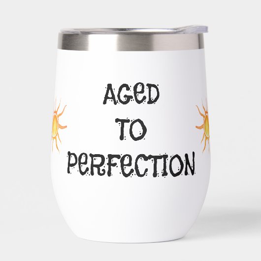 Verouderd tot perfectie Stemless Thermische Wijn T (Links)