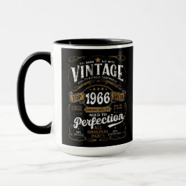 Verouderd Tot Perfectie Vintage 1966 Verjaardag 60 Mok