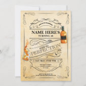 Verouderd tot perfectie Whiskey Alle Leeftijd Mann Kaart (Voorkant)