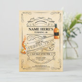 Verouderd tot perfectie Whiskey Alle Leeftijd Mann Kaart (Staand voorkant)