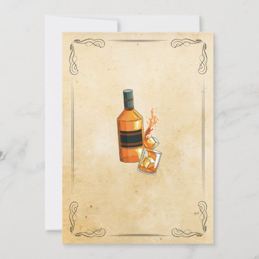 Verouderd tot perfectie Whiskey Alle Leeftijd Mann Kaart (Achterkant)