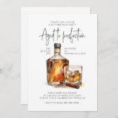 Verouderd tot perfectie Whiskey & Cigar Mannen Kaart (Voorkant / Achterkant)