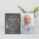 Verouderd tot perfectie Whiskey Foto 60e Mannen Fo Kaart (Staand voorkant)