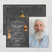 Verouderd tot perfectie Whiskey Foto 60e Mannen Fo Kaart (Voorkant / Achterkant)