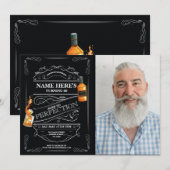 Verouderd tot Perfectie Whiskey Foto 60th Any Age  Kaart (Voorkant / Achterkant)