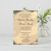 Verouderde Amerikaanse uitnodigingen over het huwe (Staand voorkant)