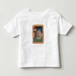 Verouderde azijn op een tijgerhuid buiten een buil kinder shirts