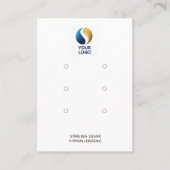 Verouderde beeldschermhouder Voeg uw Logo 3 paren Visitekaartje (Voorkant)