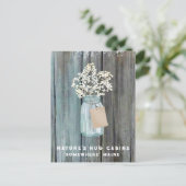 *~* Verouderde benauwde AP49 QR Mason Jar Feestdagenkaart (Staand voorkant)