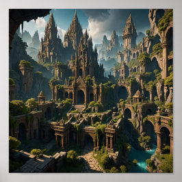 Verouderde beschaving poster