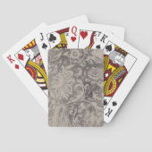 Verouderde Bloem Pokerkaarten (Achterkant)