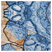 Verouderde bloemen.... stof (Swatch)