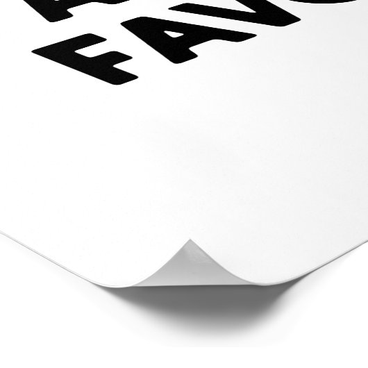 Verouderde broodpuns zijn mijn favoriete ding poster (Hoek)