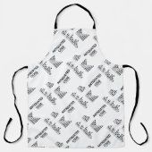 Verouderde Code Internationale Morse Code Humor Schort (Voorkant)