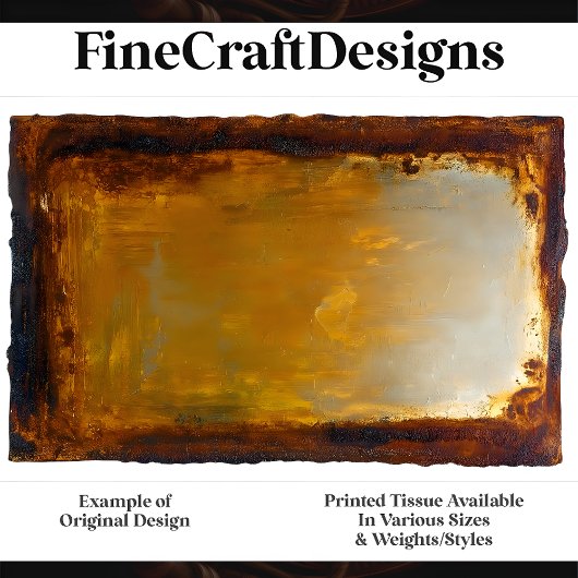 Verouderde Corroded Industrial Rusty Metal H7 Deco Tissuepapier