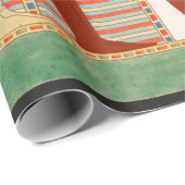 Verouderde Egyptische kunstschildpad Verpakt papie Cadeaupapier (Rol Hoek)