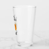 Verouderde GIft Happy Cheers Beer Aangepaste Naam Glas (Links)